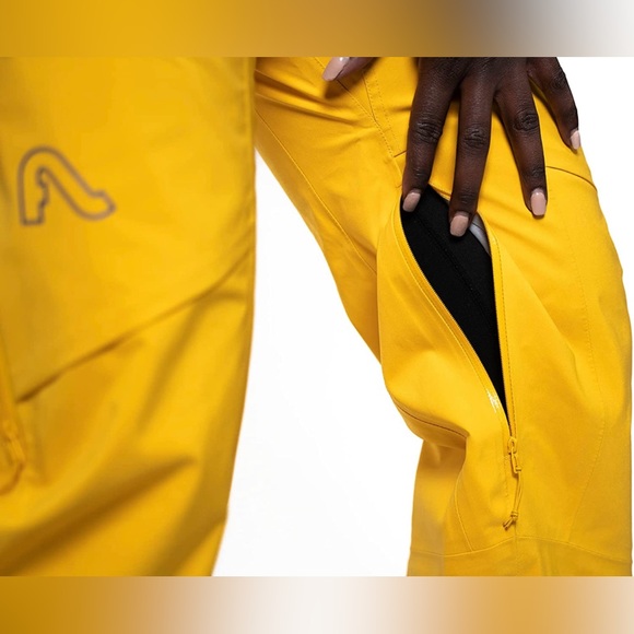 Flylow Foxy Bib Pant - Yellow - Medium - Picture 3 of 16